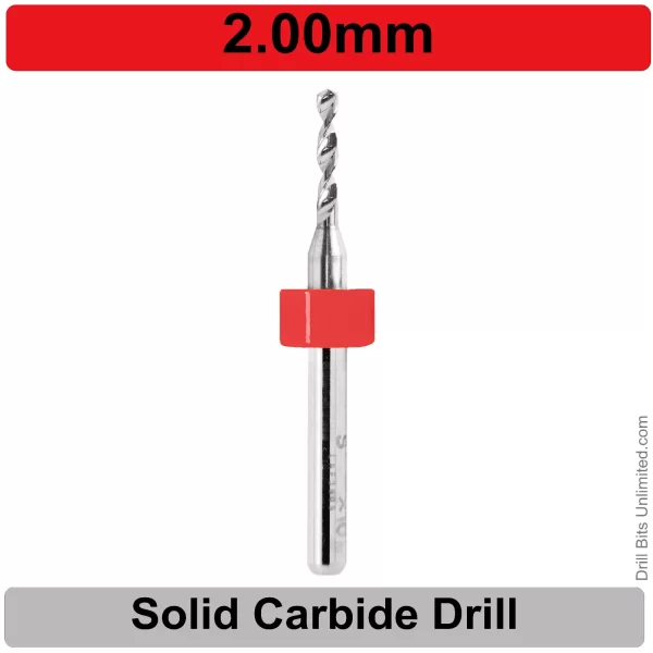 2.00mm Carbide Drill Bit 1/8″ Shank .400″