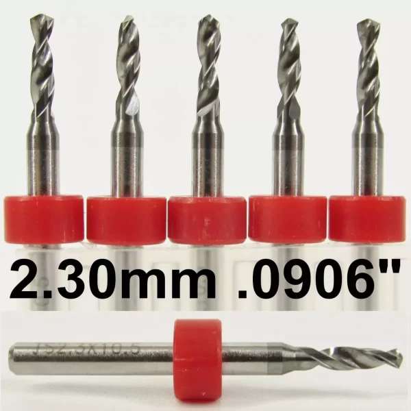 Solid Carbide Drill Bits – With 1/8″ Shanks